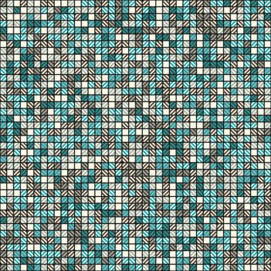 Soyut Geometrik Desen üretken hesaplama sanatı çizimi