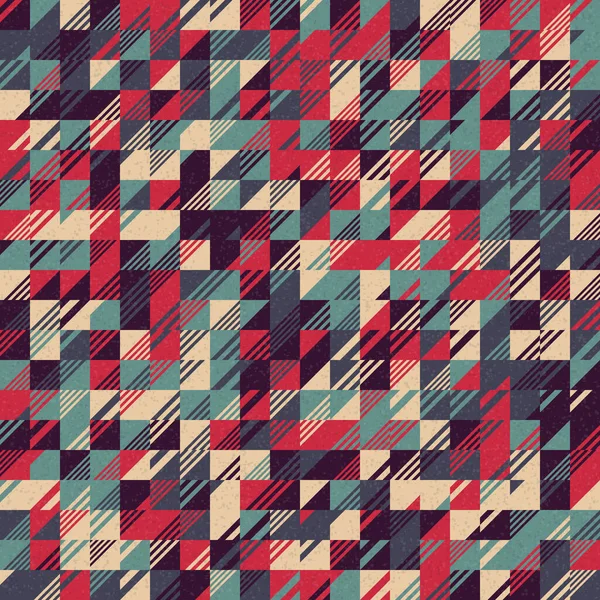 Abstrakte Geometrische Muster Generative Computergestützte Kunstillustration — Stockvektor