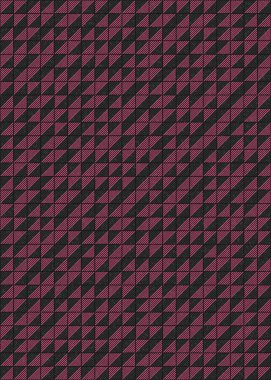 Soyut renk geometrik mozaik desen üretici hesaplama sanatı illüstrasyonu, fayans renk parçalarının taklit edilmesi