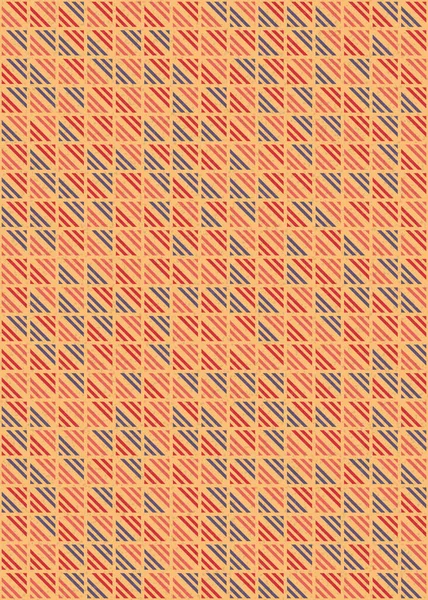 Abstrato Cor Padrão Mosaico Geométrico Arte Computacional Generativa Ilustração Imitação — Vetor de Stock
