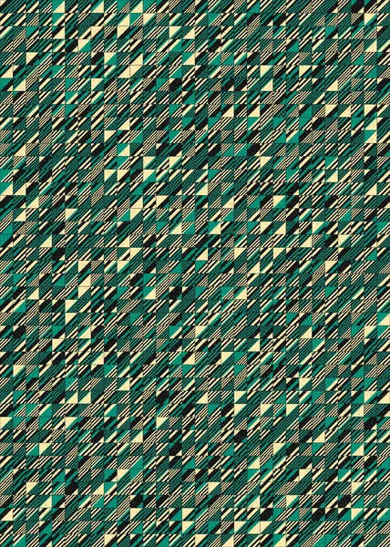 Astratto Modello Mosaico Geometrico Colore Generativa Illustrazione Arte Computazionale Imitazione — Vettoriale Stock