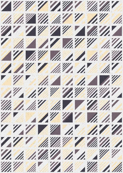 Abstrakte Farbe Geometrische Mosaik Muster Generative Computergestützte Kunst Illustration Nachahmung — Stockvektor