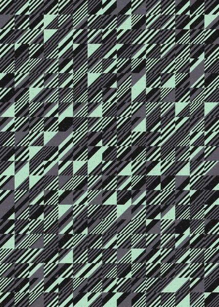 Astratto Modello Mosaico Geometrico Colore Generativa Illustrazione Arte Computazionale Imitazione — Vettoriale Stock