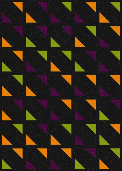Abstract Color Geometric Mosaic Pattern Generative Computational Art Illustration Imitation — Stock Vector