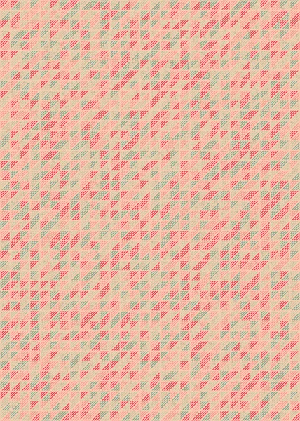 Abstrakte Farbe Geometrische Mosaik Muster Generative Computergestützte Kunst Illustration Nachahmung — Stockvektor