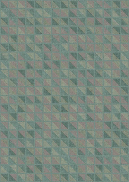 Abstrakt Färg Geometriska Mosaik Mönster Generativ Beräknande Konst Illustration Imitation — Stock vektor