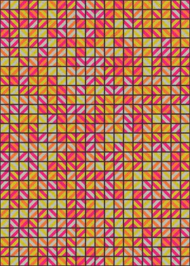 soyut geometrik desen üretken hesaplayıcı vektör sanat çizimi