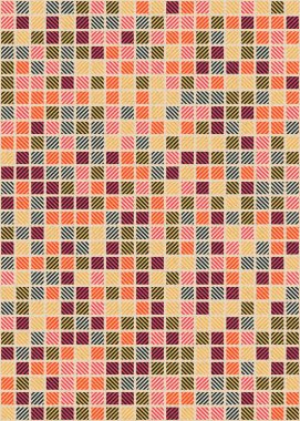 soyut geometrik desen üretken hesaplayıcı vektör sanat çizimi