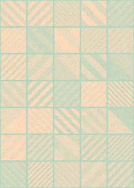 Soyut Geometrik Desen üretken hesaplama sanatı çizimi