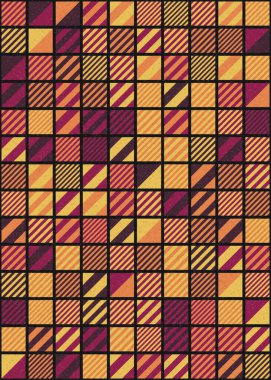 soyut geometrik desen üretken hesaplayıcı vektör sanat çizimi