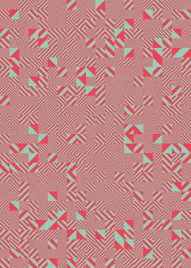 soyut geometrik desen üretken hesaplayıcı vektör sanat çizimi