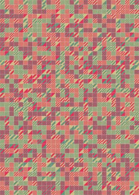 soyut geometrik desen üretken hesaplayıcı vektör sanat çizimi