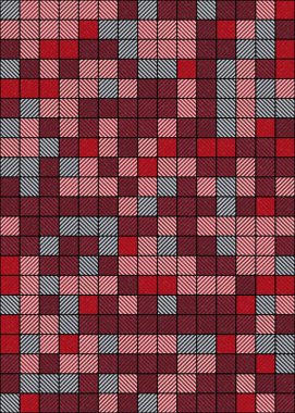 soyut geometrik desen üretken hesaplayıcı vektör sanat çizimi