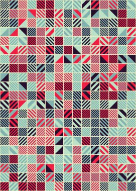 soyut geometrik desen üretken hesaplayıcı vektör sanat çizimi