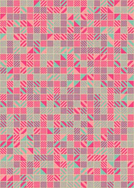 soyut geometrik desen üretken hesaplayıcı vektör sanat çizimi