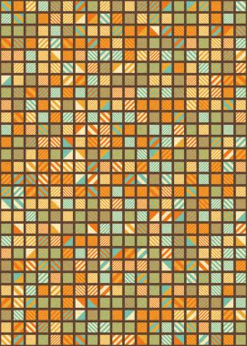 soyut geometrik desen üretken hesaplayıcı vektör sanat çizimi