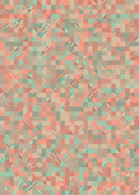 soyut geometrik desen üretken hesaplayıcı vektör sanat çizimi