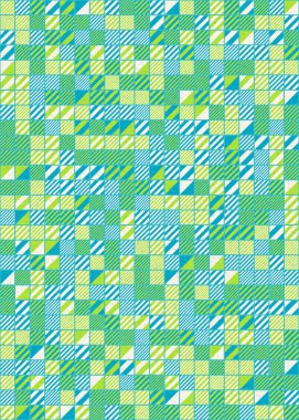 soyut geometrik desen üretken hesaplayıcı vektör sanat çizimi