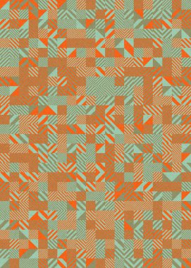 soyut geometrik desen üretken hesaplayıcı vektör sanat çizimi