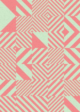 soyut geometrik desen üretken hesaplayıcı vektör sanat çizimi