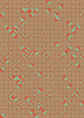 soyut geometrik desen üretken hesaplayıcı vektör sanat çizimi