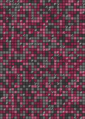 soyut geometrik desen üretken hesaplayıcı vektör sanat çizimi