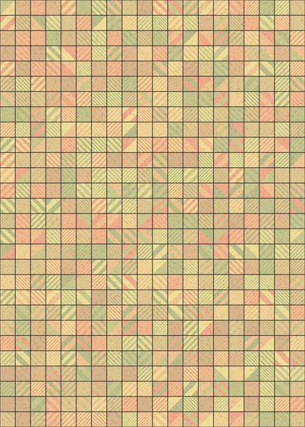 Abstrakte Geometrische Muster Generative Computergestützte Vektorgrafik Illustration — Stockvektor