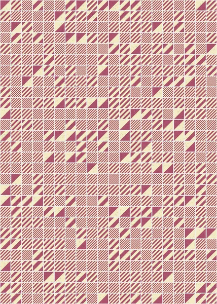 Abstract Geometric Pattern Generative Computational Vector Art Illustration — Stock Vector