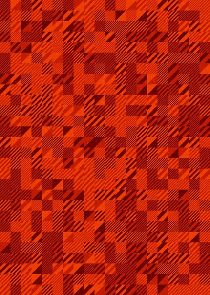 Abstrakte Geometrische Muster Generative Computergestützte Vektorgrafik Illustration — Stockvektor