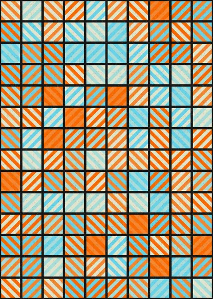 Schéma Géométrique Abstrait Illustration Vectorielle Art Numérique Générative — Image vectorielle