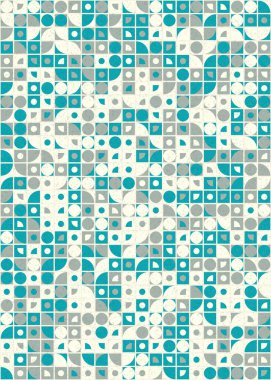 soyut geometrik desen üretken hesaplayıcı vektör sanat çizimi