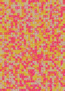 soyut geometrik desen üretken hesaplayıcı vektör sanat çizimi