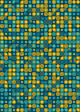 soyut geometrik desen üretken hesaplayıcı vektör sanat çizimi