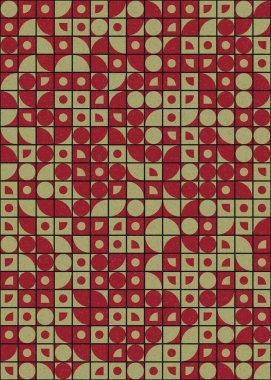 soyut geometrik desen üretken hesaplayıcı vektör sanat çizimi