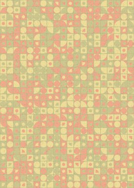 soyut geometrik desen üretken hesaplayıcı vektör sanat çizimi