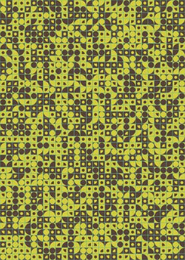 soyut geometrik desen üretken hesaplayıcı vektör sanat çizimi