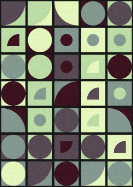 soyut geometrik desen üretken hesaplayıcı vektör sanat çizimi