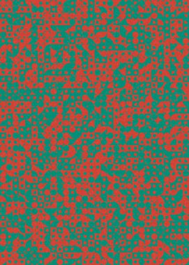 Soyut Geometrik Desen üretken hesaplama sanatı çizimi