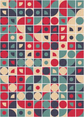 soyut geometrik desen üretken hesaplayıcı vektör sanat çizimi