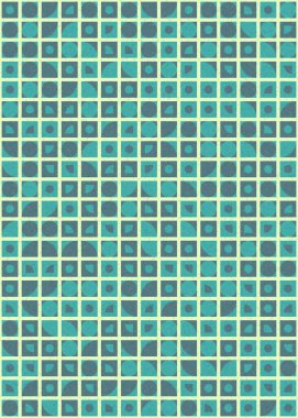 soyut geometrik desen üretken hesaplayıcı vektör sanat çizimi