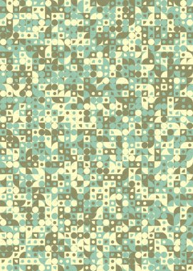 soyut geometrik desen üretken hesaplayıcı vektör sanat çizimi