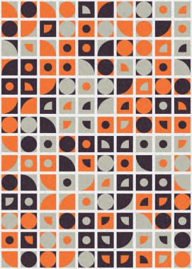 soyut geometrik desen üretken hesaplayıcı vektör sanat çizimi