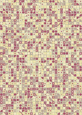 soyut geometrik desen üretken hesaplayıcı vektör sanat çizimi