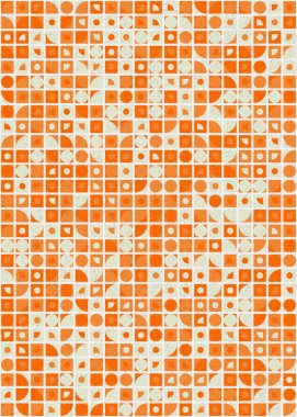 soyut geometrik desen üretken hesaplayıcı vektör sanat çizimi