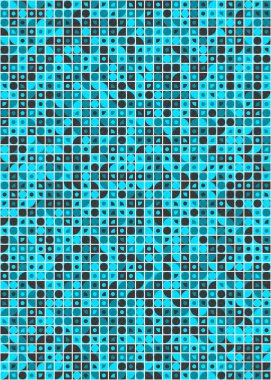 soyut geometrik desen üretken hesaplayıcı vektör sanat çizimi