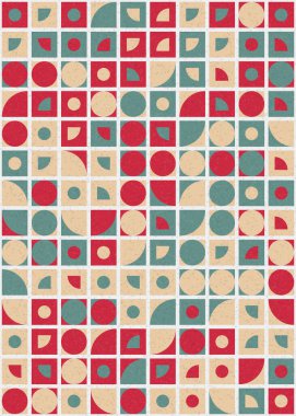 soyut geometrik desen üretken hesaplayıcı vektör sanat çizimi