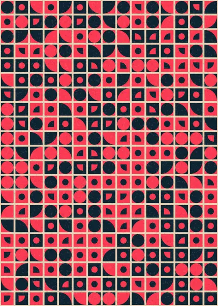 Abstrakte Geometrische Muster Generative Computergestützte Kunstillustration — Stockvektor