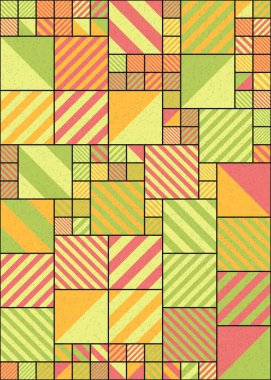 soyut geometrik desen üretken hesaplayıcı vektör sanat çizimi