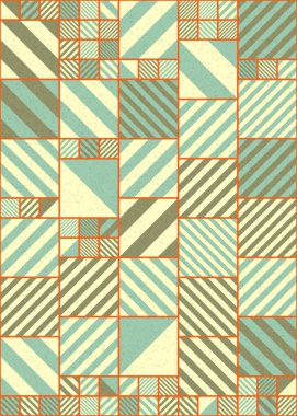 soyut geometrik desen üretken hesaplayıcı vektör sanat çizimi