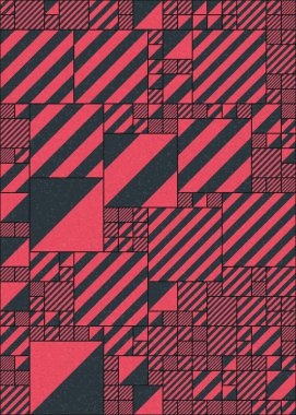 soyut geometrik desen üretken hesaplayıcı vektör sanat çizimi